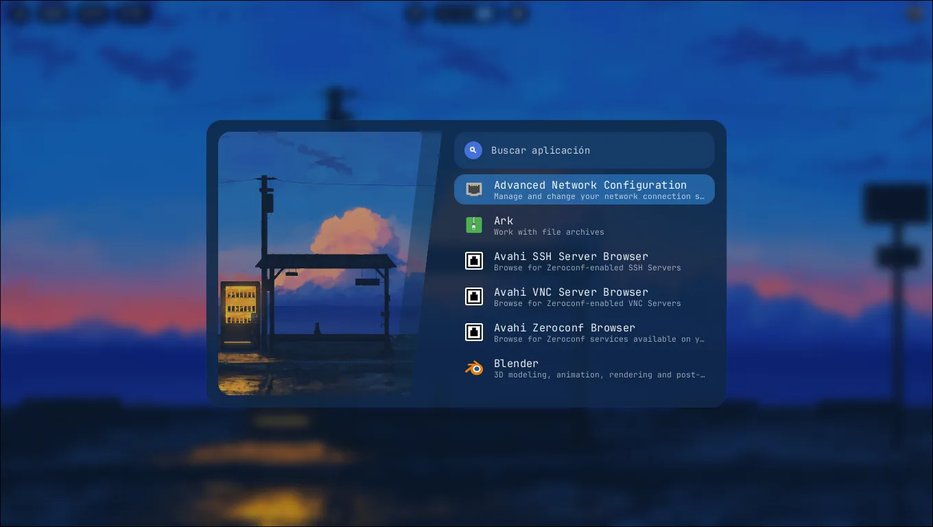Aperçu d'Hyprlauncher 2